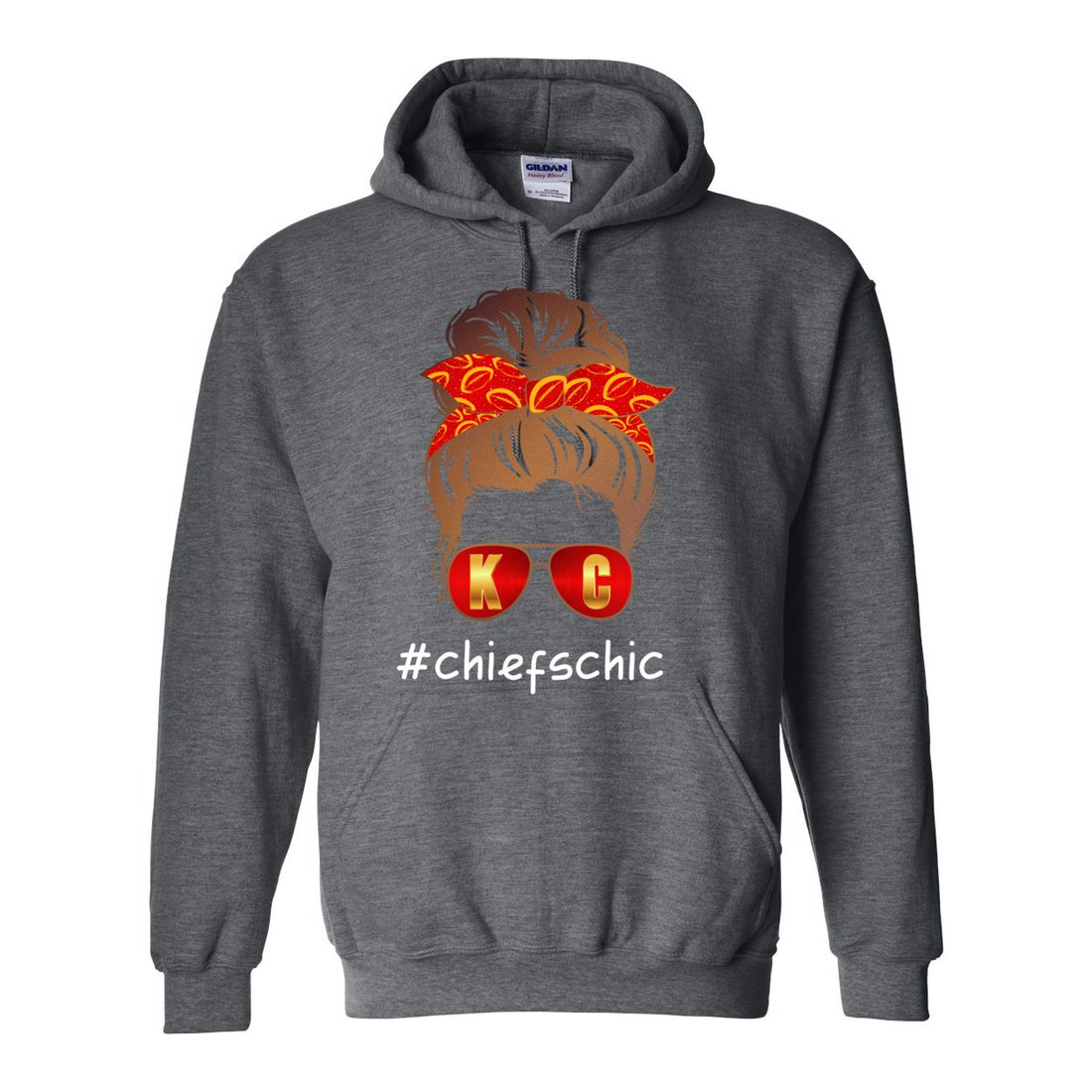 #CHIEFSCHIC Opt 1 Hooded Sweatshirt - Sweaters/Hoodies - Positively Sassy - #CHIEFSCHIC Opt 1 Hooded Sweatshirt