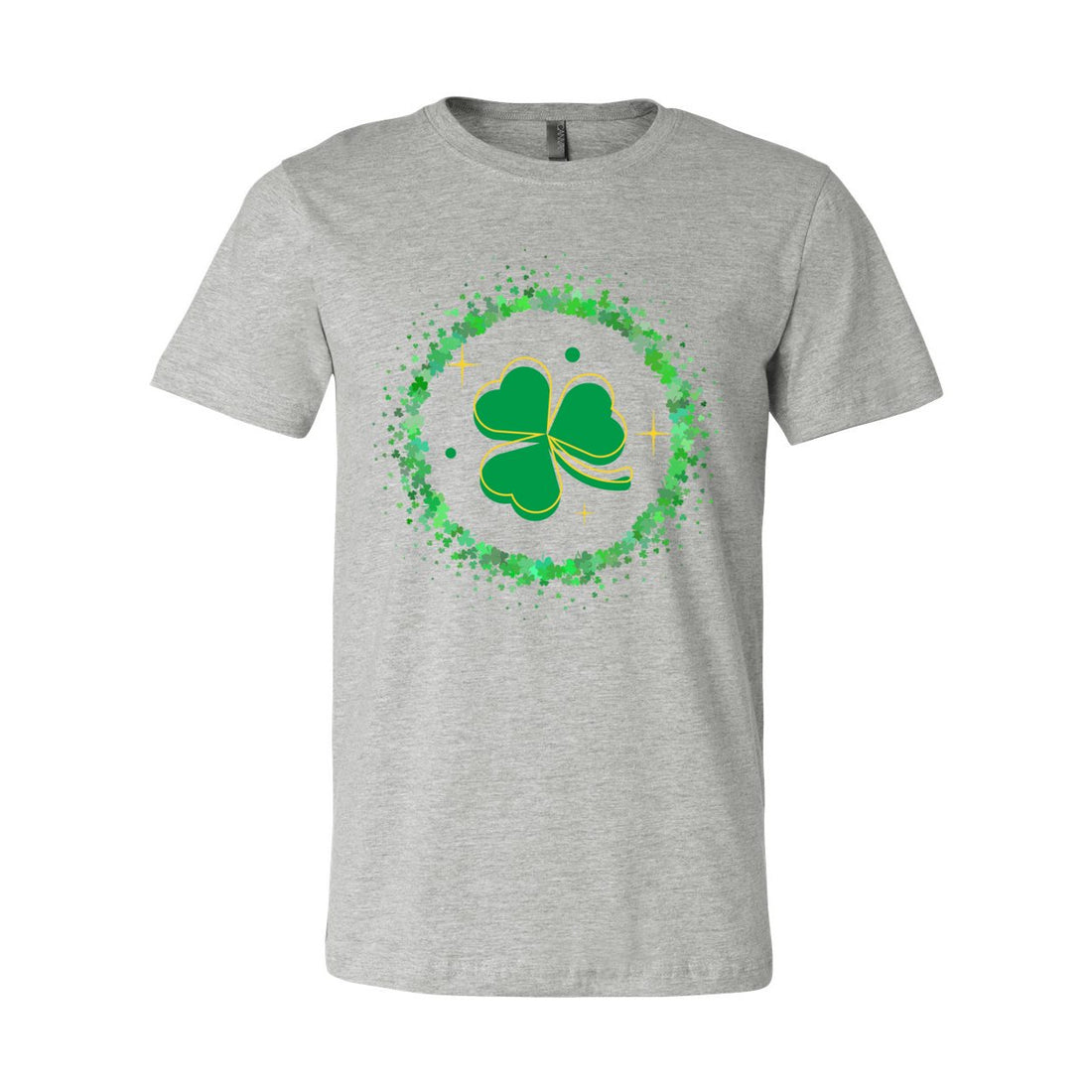 Clover Ring Short Sleeve Jersey Tee - T-Shirts - Positively Sassy - Clover Ring Short Sleeve Jersey Tee
