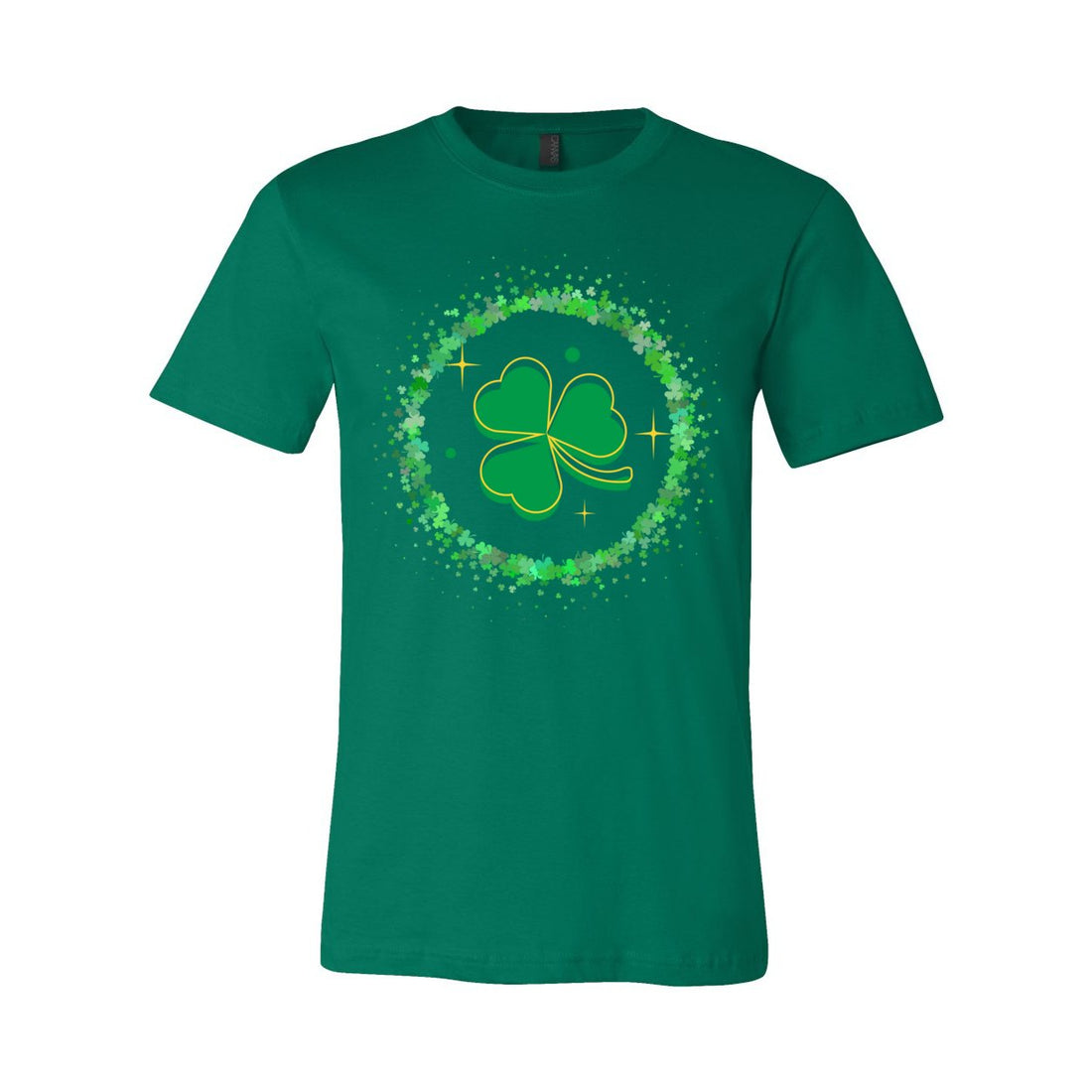 Clover Ring Short Sleeve Jersey Tee - T-Shirts - Positively Sassy - Clover Ring Short Sleeve Jersey Tee