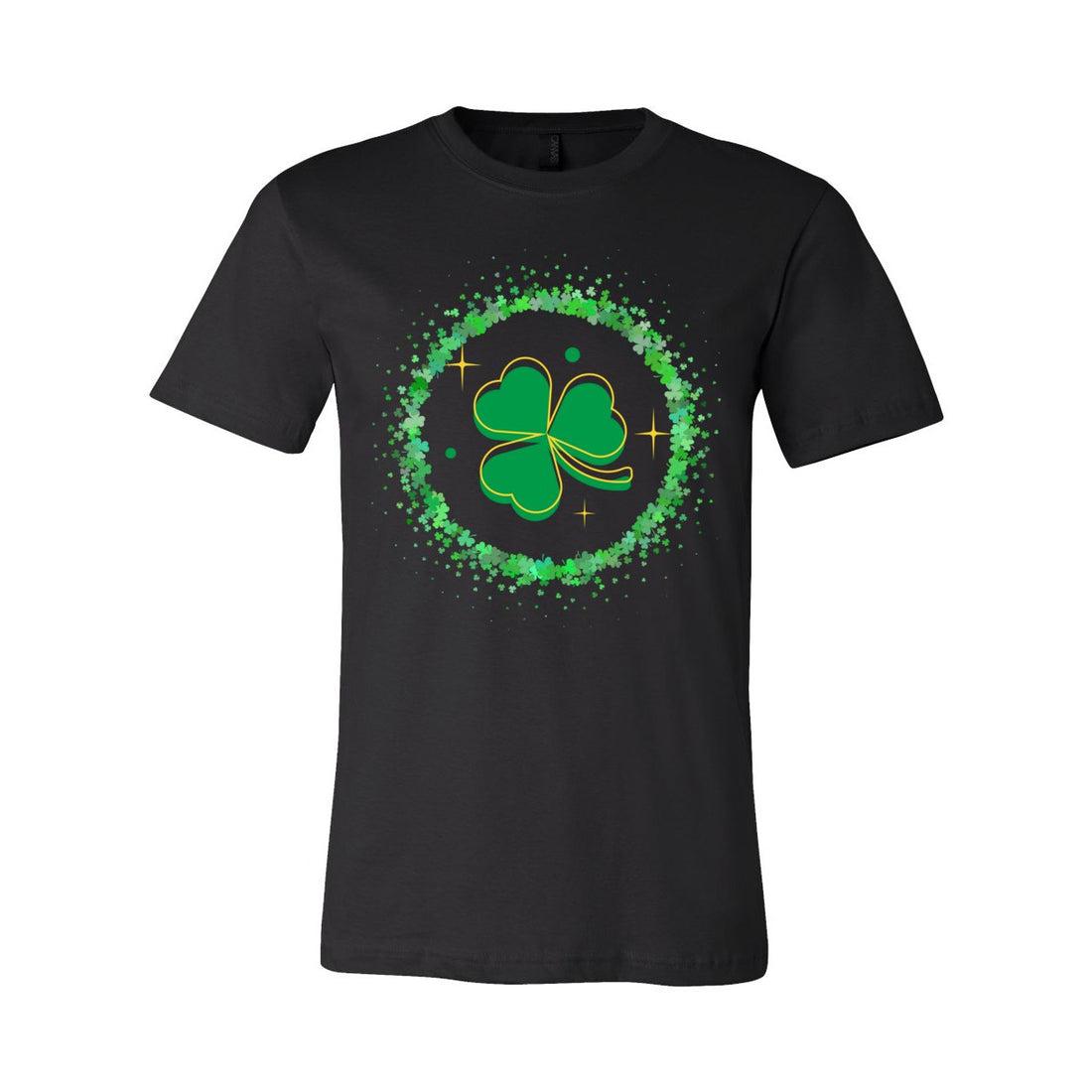 Clover Ring Short Sleeve Jersey Tee - T-Shirts - Positively Sassy - Clover Ring Short Sleeve Jersey Tee