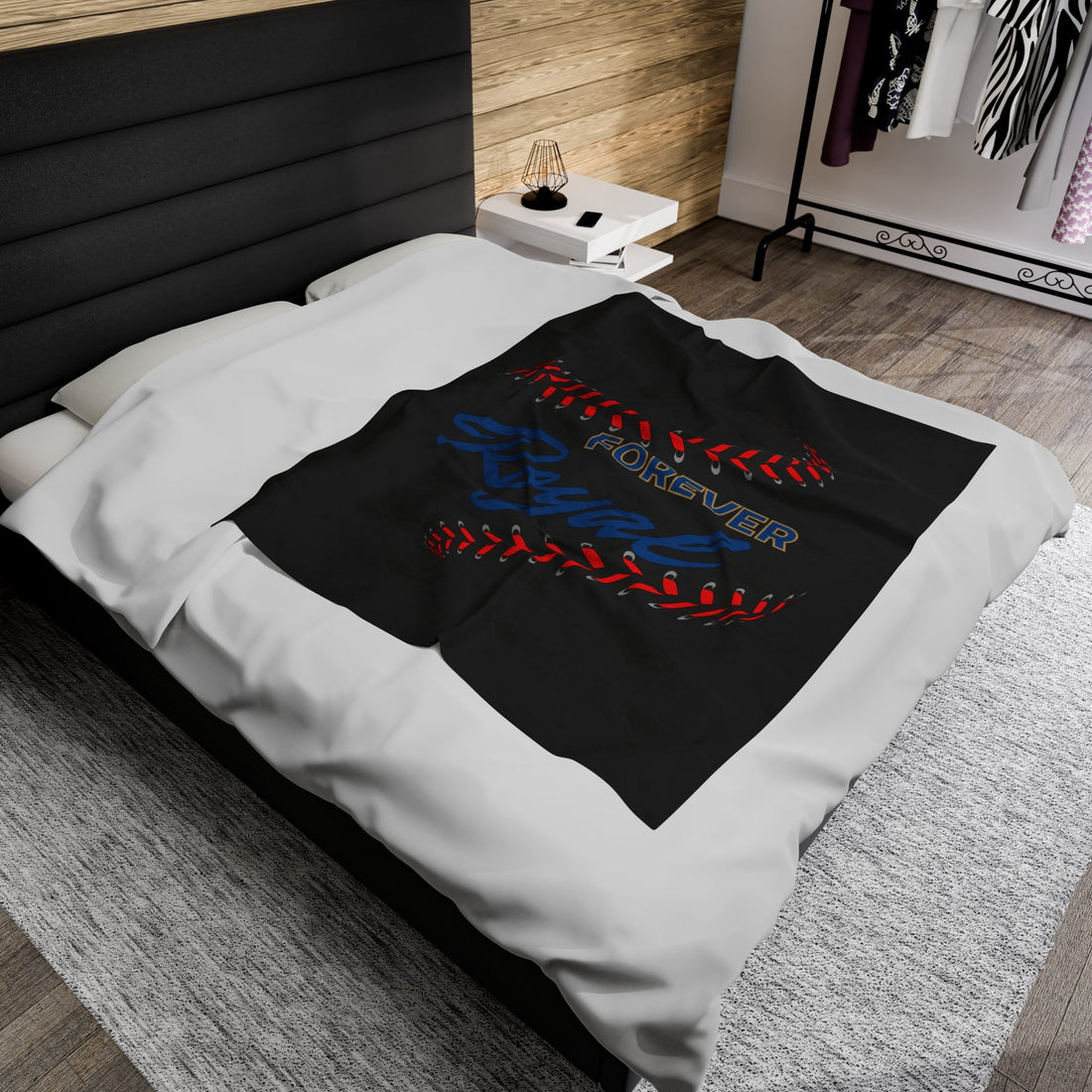 Forever Royal Velveteen Plush Blanket - All Over Prints - Positively Sassy - Forever Royal Velveteen Plush Blanket