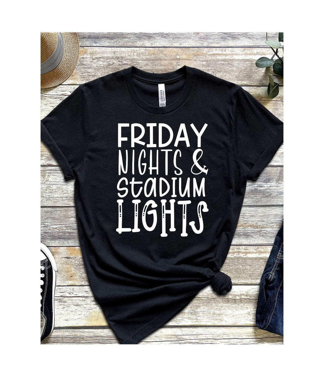 Friday Nights Stadium Lights Short-Sleeve T-Shirt - T-Shirts - Positively Sassy - Friday Nights Stadium Lights Short-Sleeve T-Shirt