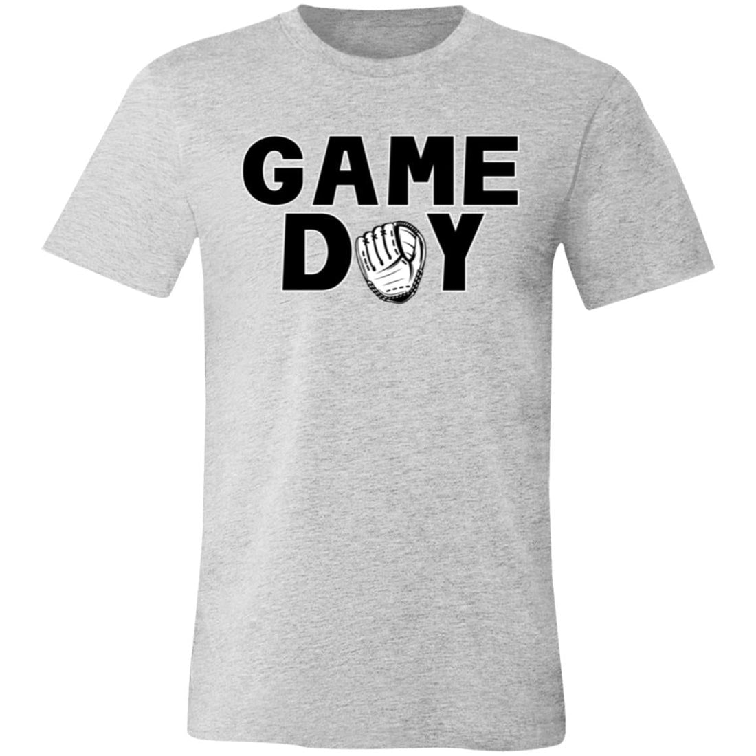 Game Day Baseball Mitt Short-Sleeve T-Shirt - T-Shirts - Positively Sassy - Game Day Baseball Mitt Short-Sleeve T-Shirt