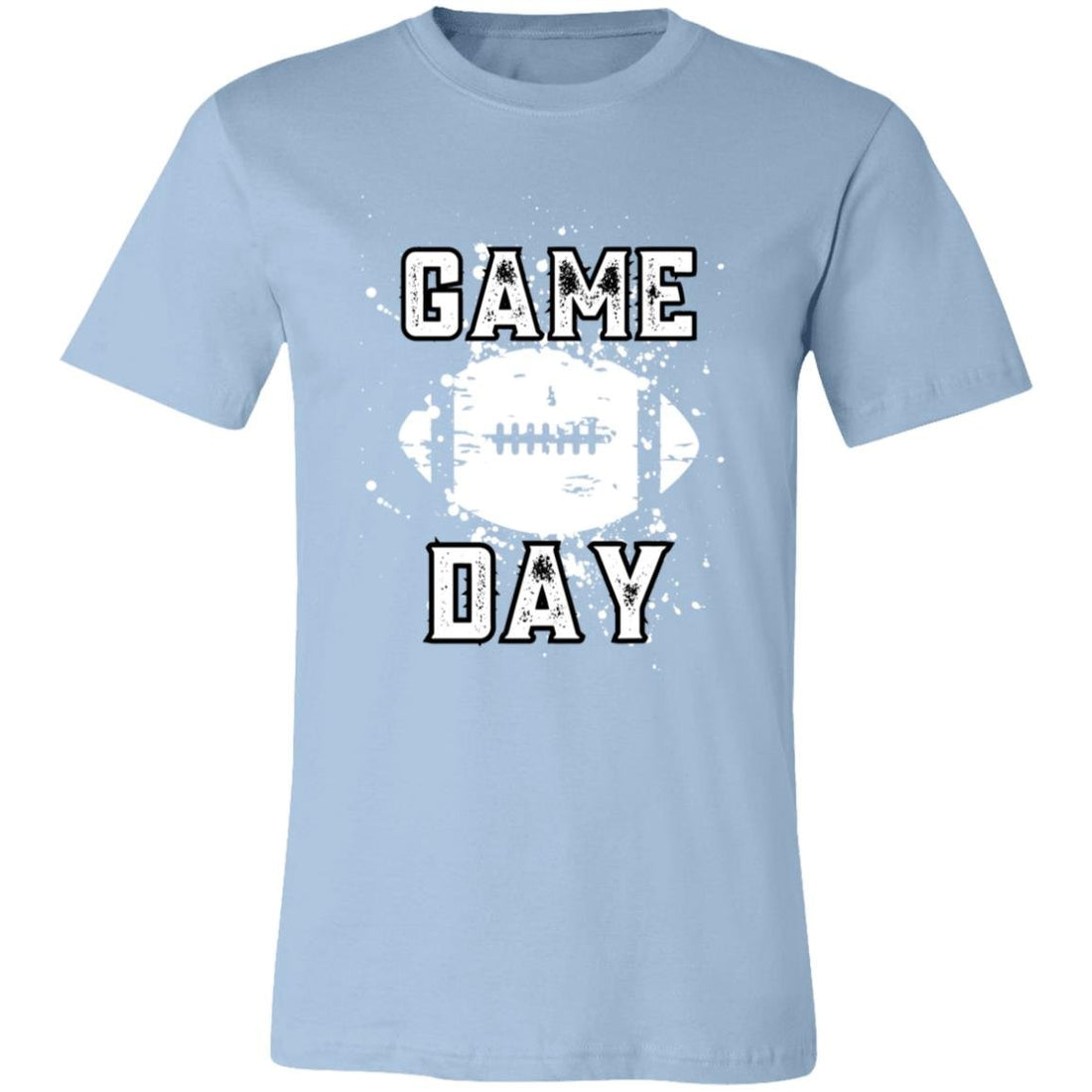 Game Day Distressed Football Short-Sleeve T-Shirt - T-Shirts - Positively Sassy - Game Day Distressed Football Short-Sleeve T-Shirt