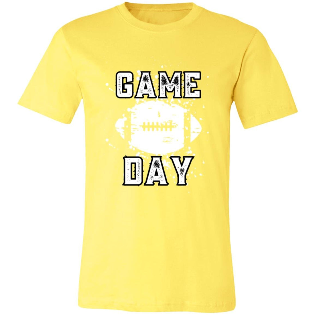 Game Day Distressed Football Short-Sleeve T-Shirt - T-Shirts - Positively Sassy - Game Day Distressed Football Short-Sleeve T-Shirt