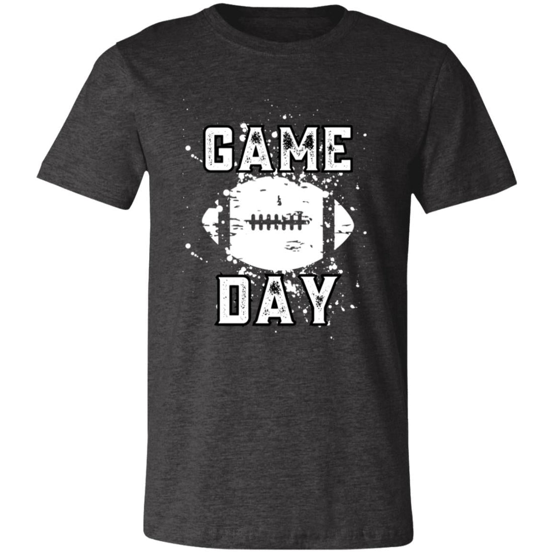 Game Day Distressed Football Short-Sleeve T-Shirt - T-Shirts - Positively Sassy - Game Day Distressed Football Short-Sleeve T-Shirt