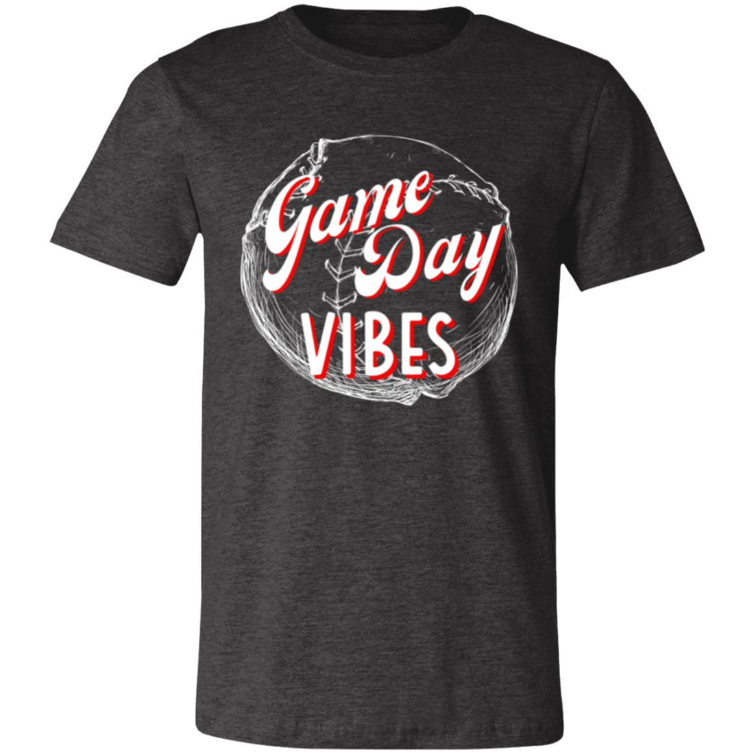 Game Day Vibes Baseball Short-Sleeve T-Shirt - T-Shirts - Positively Sassy - Game Day Vibes Baseball Short-Sleeve T-Shirt