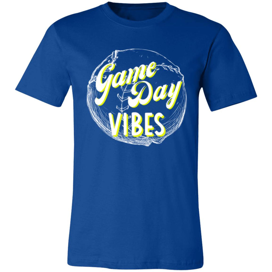 Game Day Vibes Softball Short-Sleeve T-Shirt - T-Shirts - Positively Sassy - Game Day Vibes Softball Short-Sleeve T-Shirt