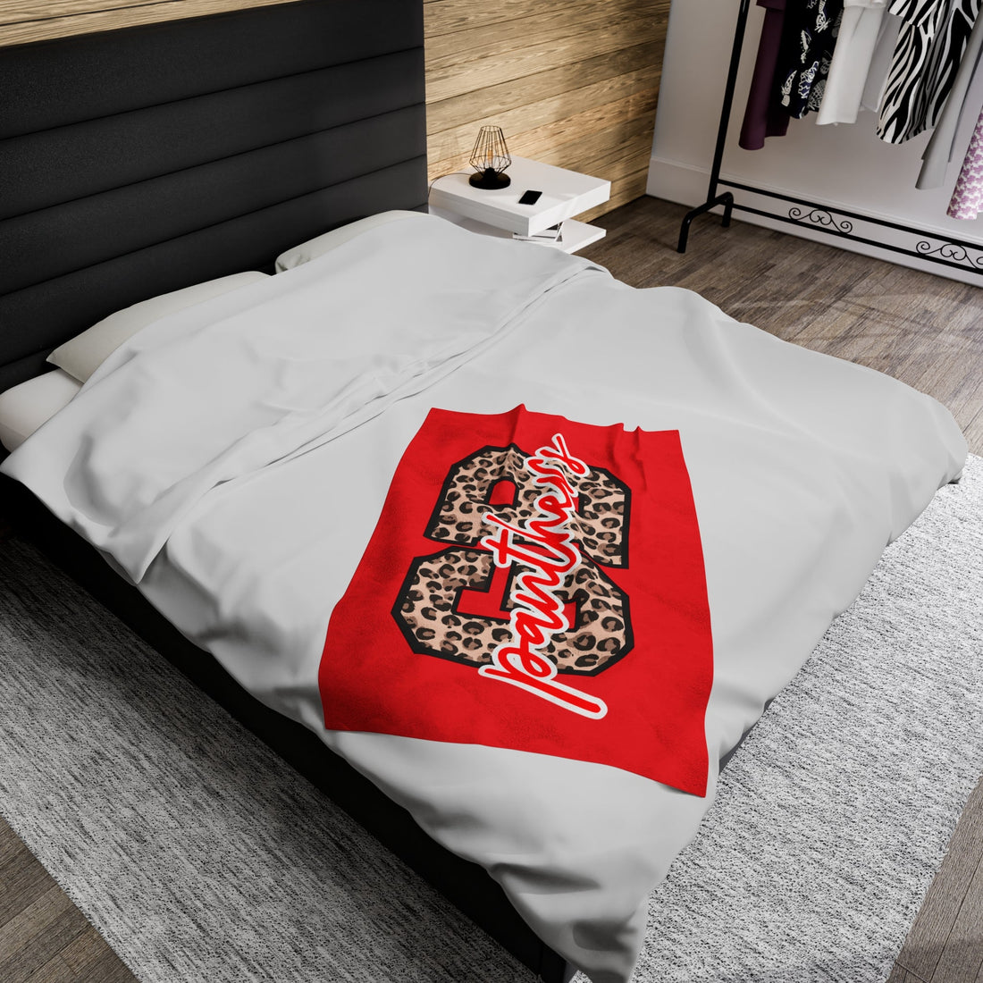 GB Panthers Velveteen Plush Blanket - All Over Prints - Positively Sassy - GB Panthers Velveteen Plush Blanket