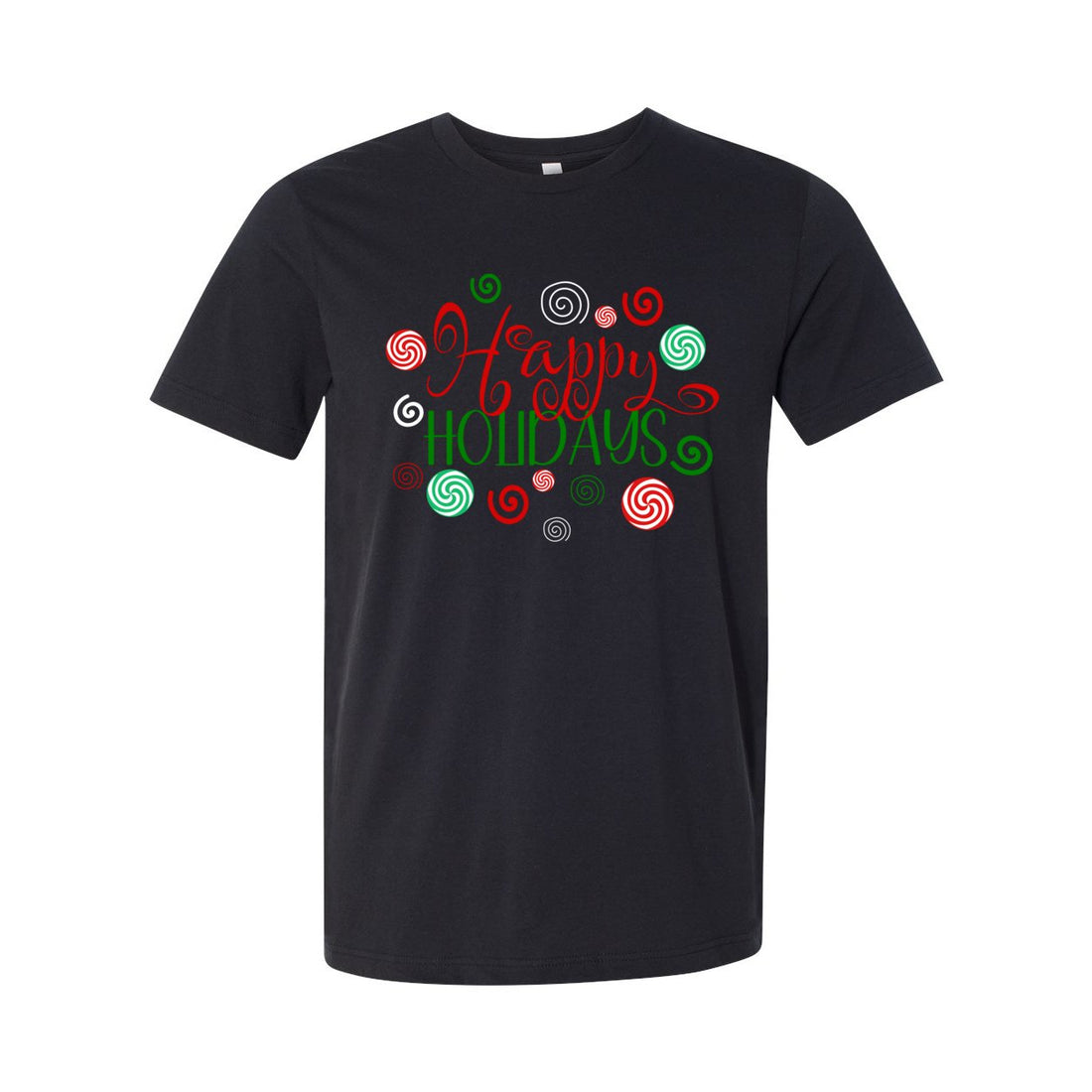 Happy Holidays Curly - T-Shirts - Positively Sassy - Happy Holidays Curly