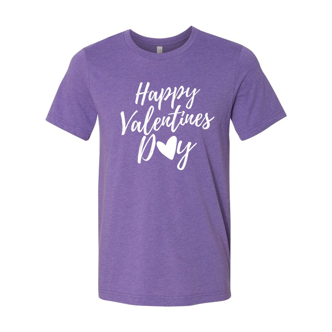 Happy Valentines Day Sleeve Jersey Tee - T-Shirts - Positively Sassy - Happy Valentines Day Sleeve Jersey Tee