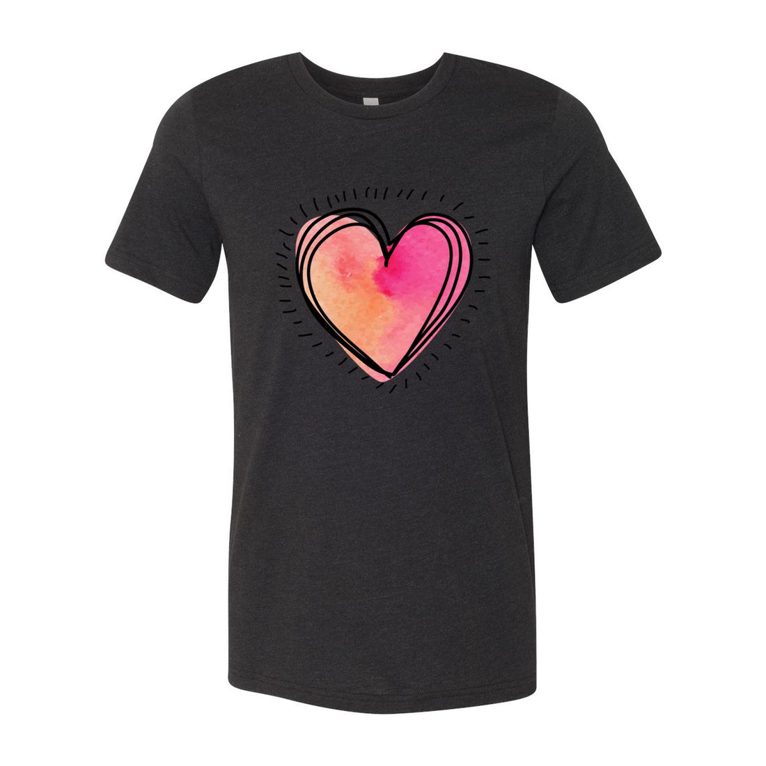 Heart Ticks Short Sleeve Jersey Tee - T-Shirts - Positively Sassy - Heart Ticks Short Sleeve Jersey Tee