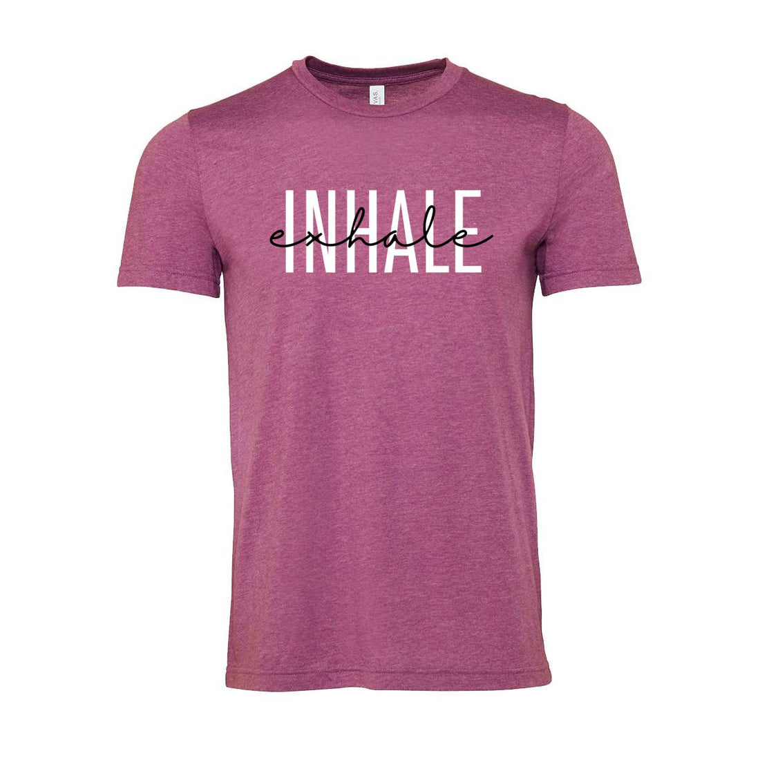 Inhale - Exhale Short Sleeve Jersey Tee - T-Shirts - Positively Sassy - Inhale - Exhale Short Sleeve Jersey Tee