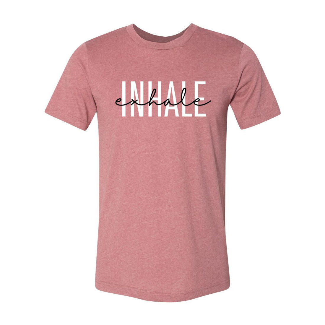 Inhale - Exhale Short Sleeve Jersey Tee - T-Shirts - Positively Sassy - Inhale - Exhale Short Sleeve Jersey Tee