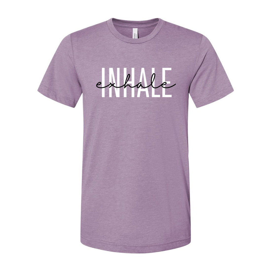 Inhale - Exhale Short Sleeve Jersey Tee - T-Shirts - Positively Sassy - Inhale - Exhale Short Sleeve Jersey Tee