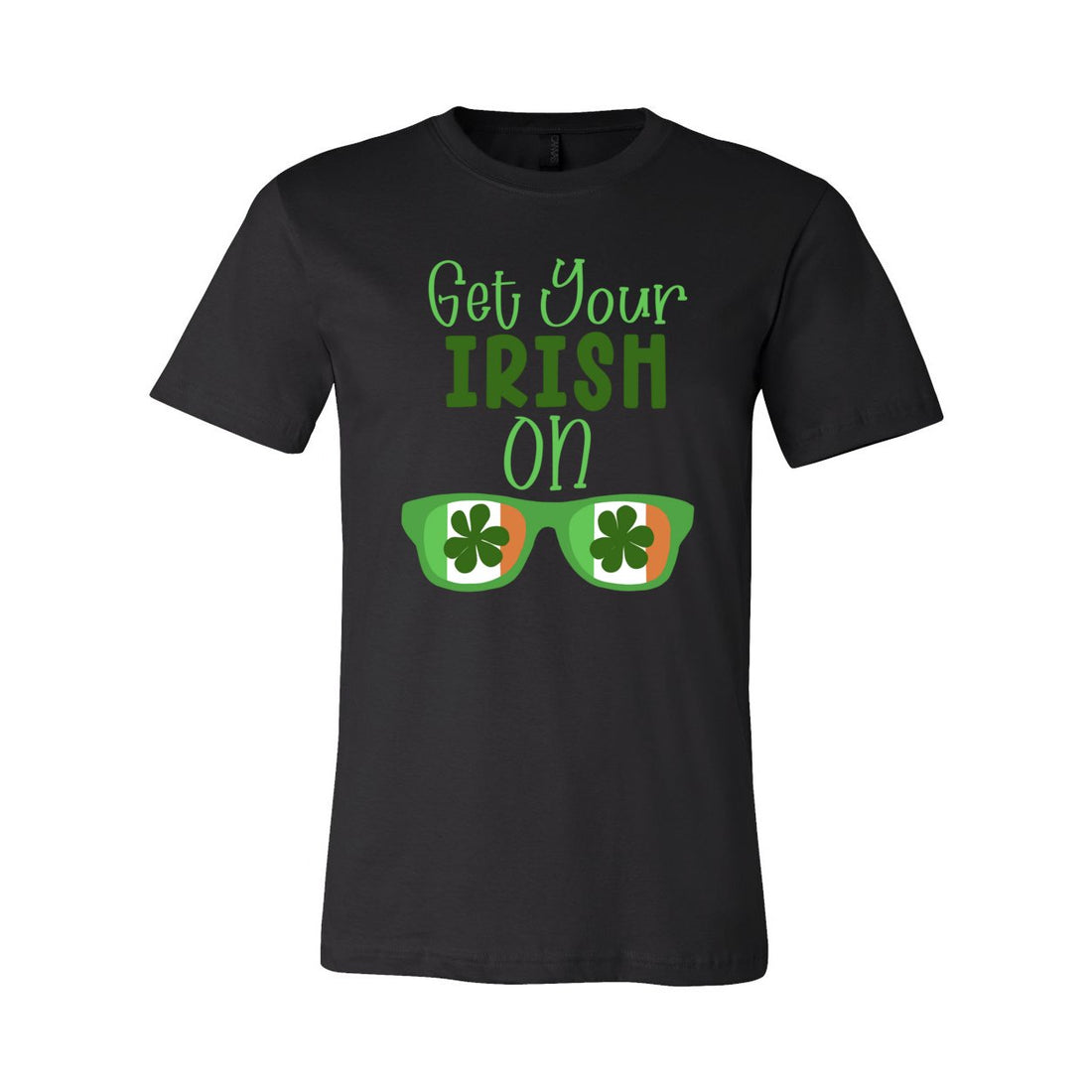 Irish On Short Sleeve Jersey Tee - T-Shirts - Positively Sassy - Irish On Short Sleeve Jersey Tee