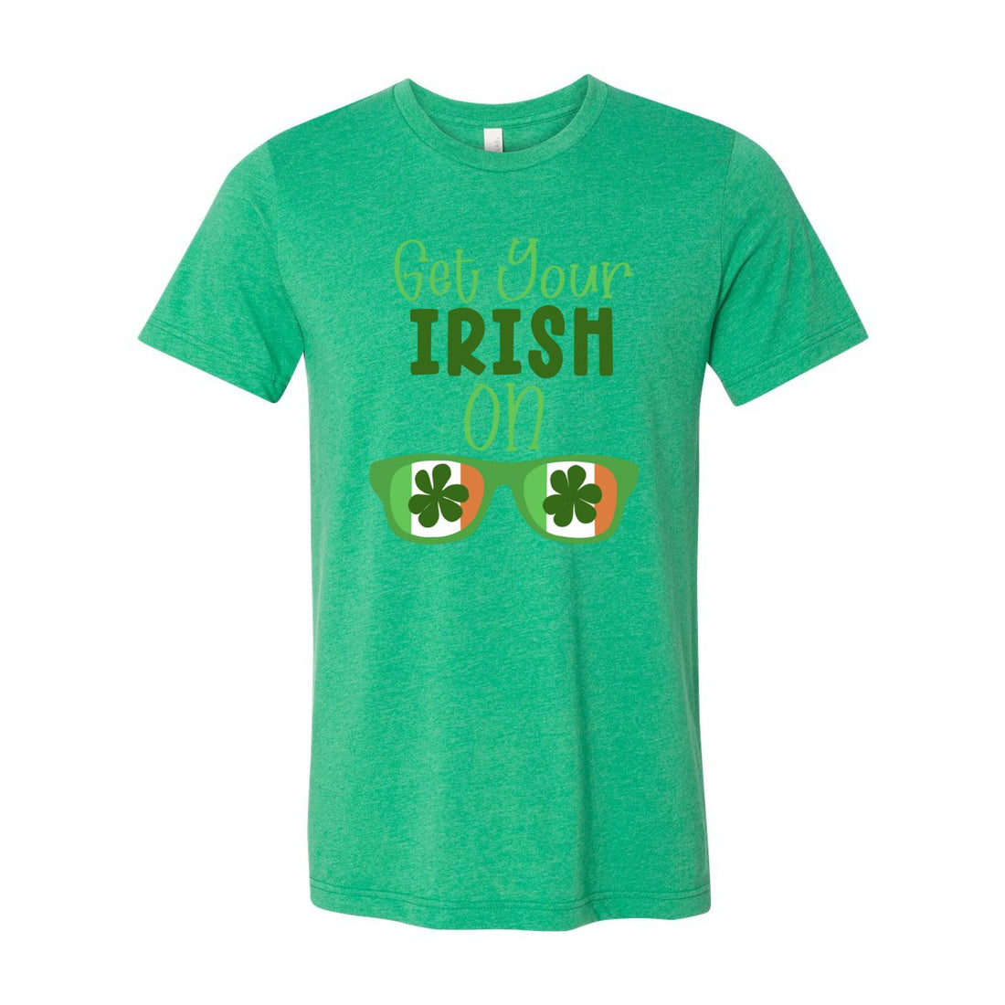 Irish On Short Sleeve Jersey Tee - T-Shirts - Positively Sassy - Irish On Short Sleeve Jersey Tee