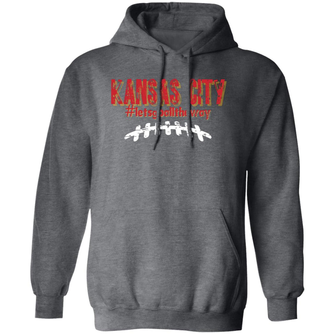 KC ALL THE WAY Pullover Hoodie - Sweatshirts - Positively Sassy - KC ALL THE WAY Pullover Hoodie