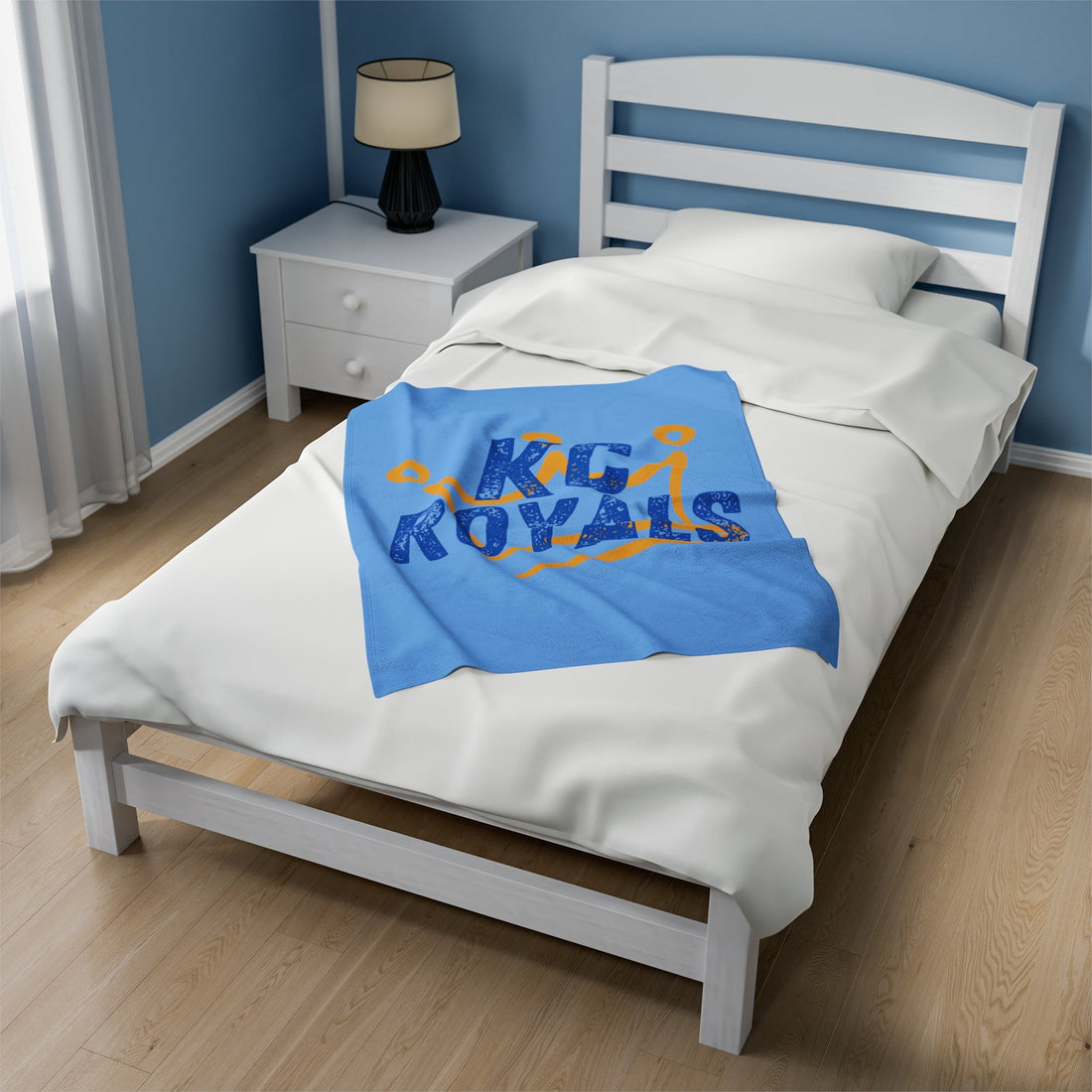 KC Crown Velveteen Plush Blanket - All Over Prints - Positively Sassy - KC Crown Velveteen Plush Blanket