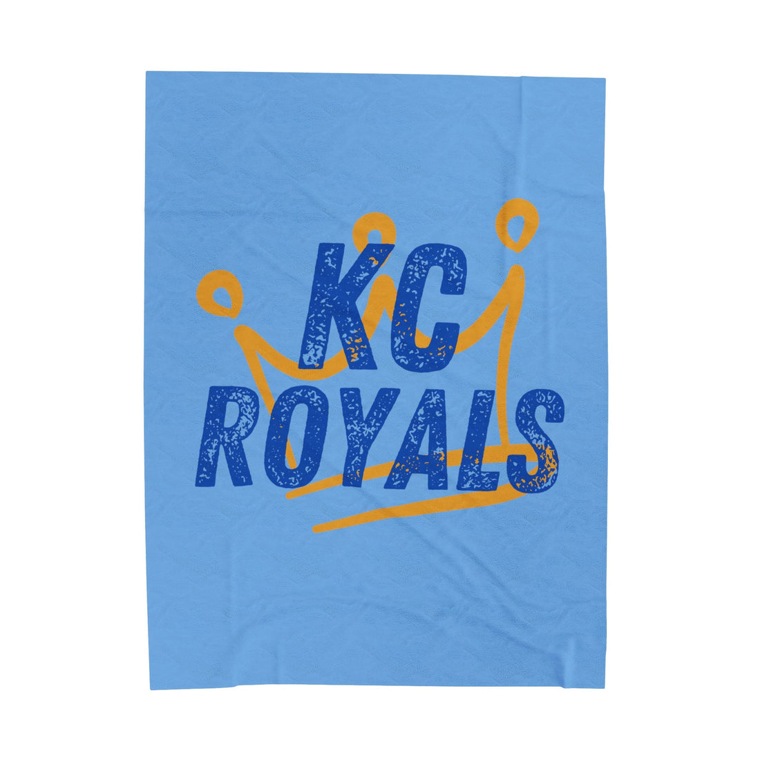 KC Crown Velveteen Plush Blanket - All Over Prints - Positively Sassy - KC Crown Velveteen Plush Blanket