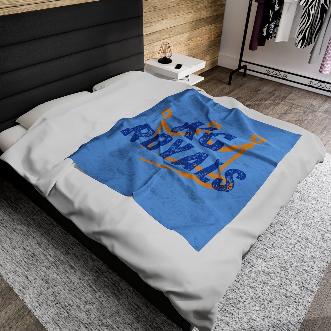 KC Crown Velveteen Plush Blanket - All Over Prints - Positively Sassy - KC Crown Velveteen Plush Blanket