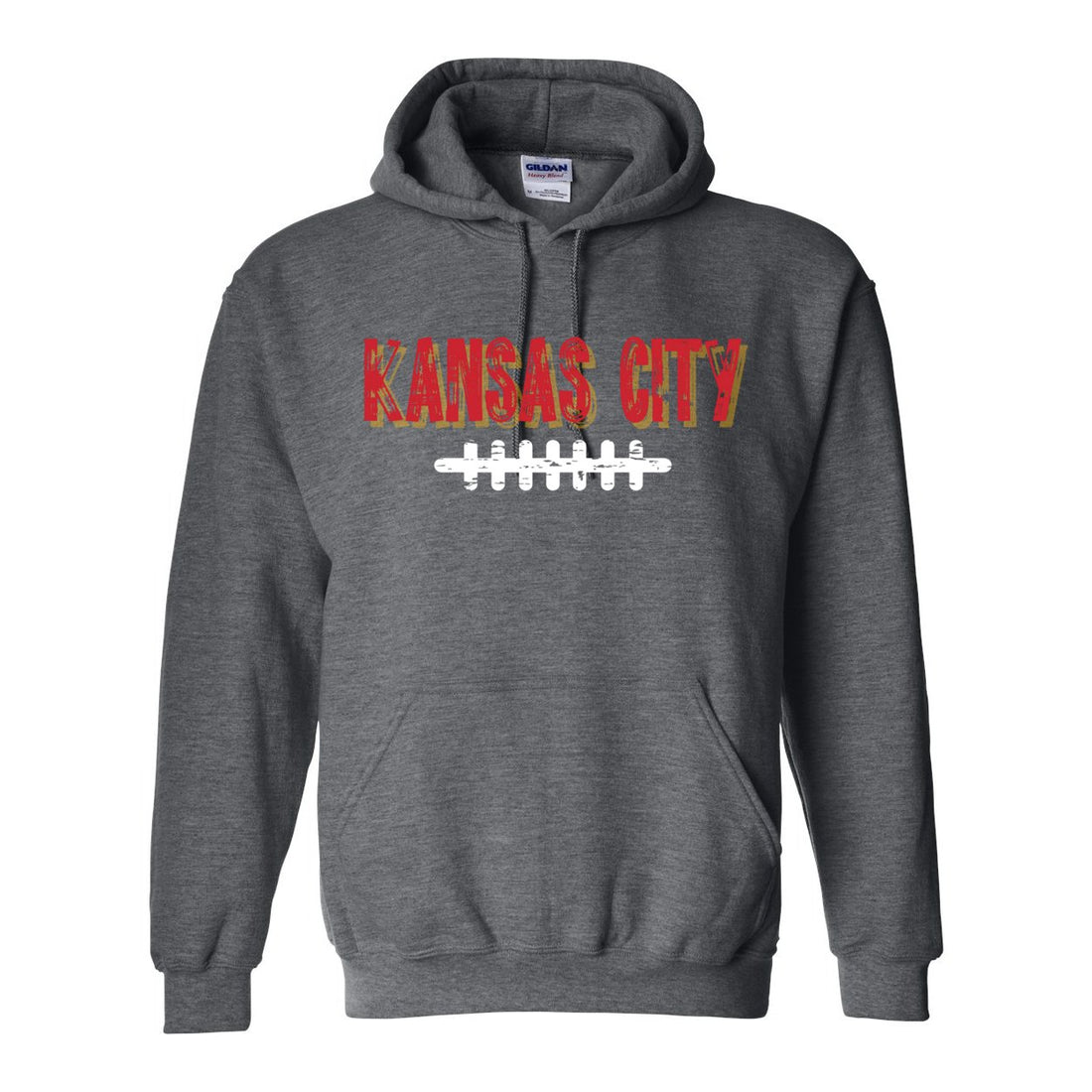 KC Distressed Hooded Sweatshirt - Sweaters/Hoodies - Positively Sassy - KC Distressed Hooded Sweatshirt