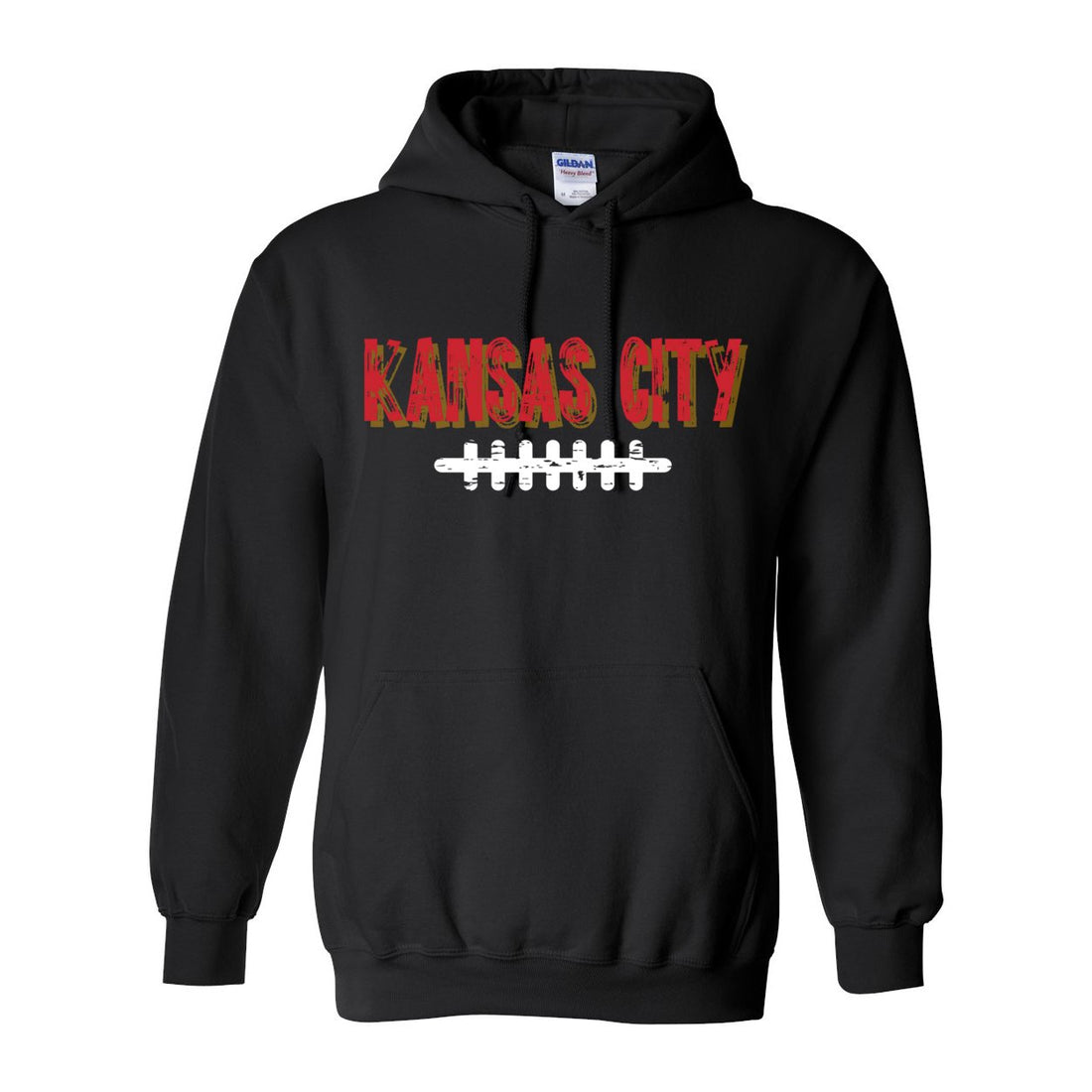 KC Distressed Hooded Sweatshirt - Sweaters/Hoodies - Positively Sassy - KC Distressed Hooded Sweatshirt