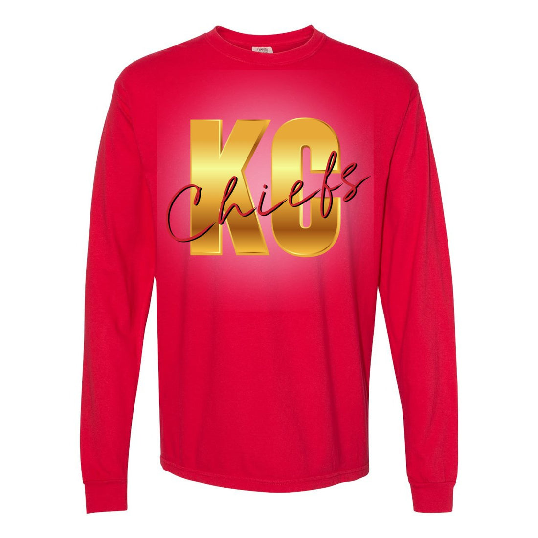 KC GOLD Ringspun Long Sleeve T-Shirt - Long Sleeve - Positively Sassy - KC GOLD Ringspun Long Sleeve T-Shirt