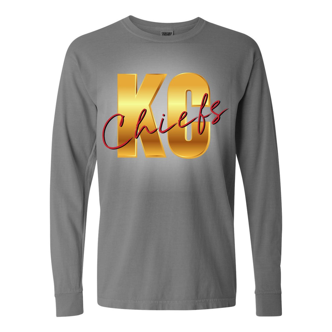 KC GOLD Ringspun Long Sleeve T-Shirt - Long Sleeve - Positively Sassy - KC GOLD Ringspun Long Sleeve T-Shirt
