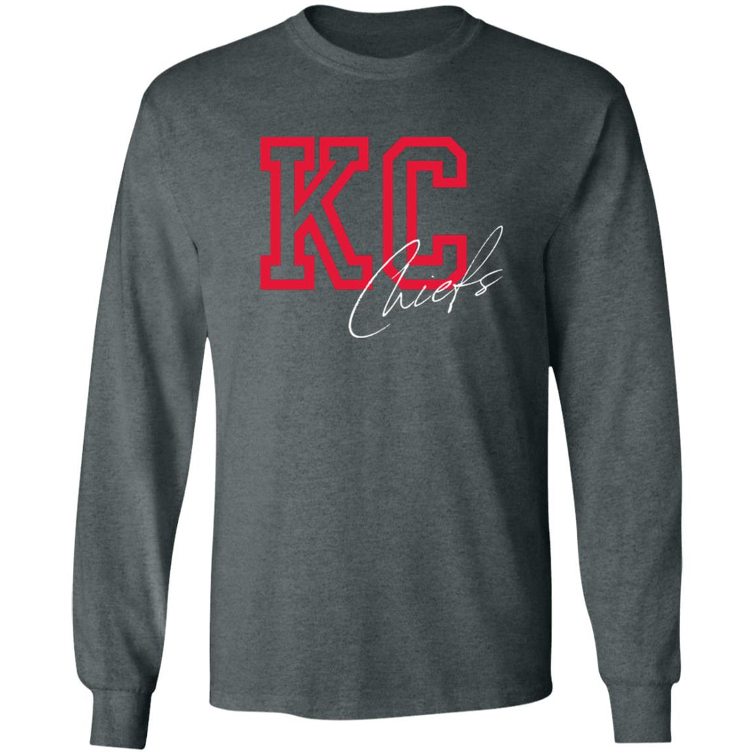 KC KC LS Ultra Cotton T-Shirt - T-Shirts - Positively Sassy - KC KC LS Ultra Cotton T-Shirt