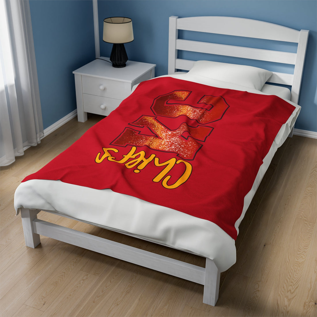 KC Velveteen Plush Blanket - All Over Prints - Positively Sassy - KC Velveteen Plush Blanket