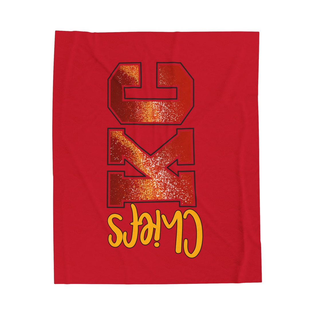 KC Velveteen Plush Blanket - All Over Prints - Positively Sassy - KC Velveteen Plush Blanket