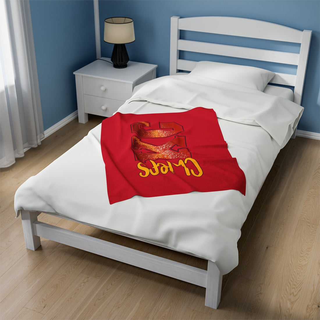 KC Velveteen Plush Blanket - All Over Prints - Positively Sassy - KC Velveteen Plush Blanket