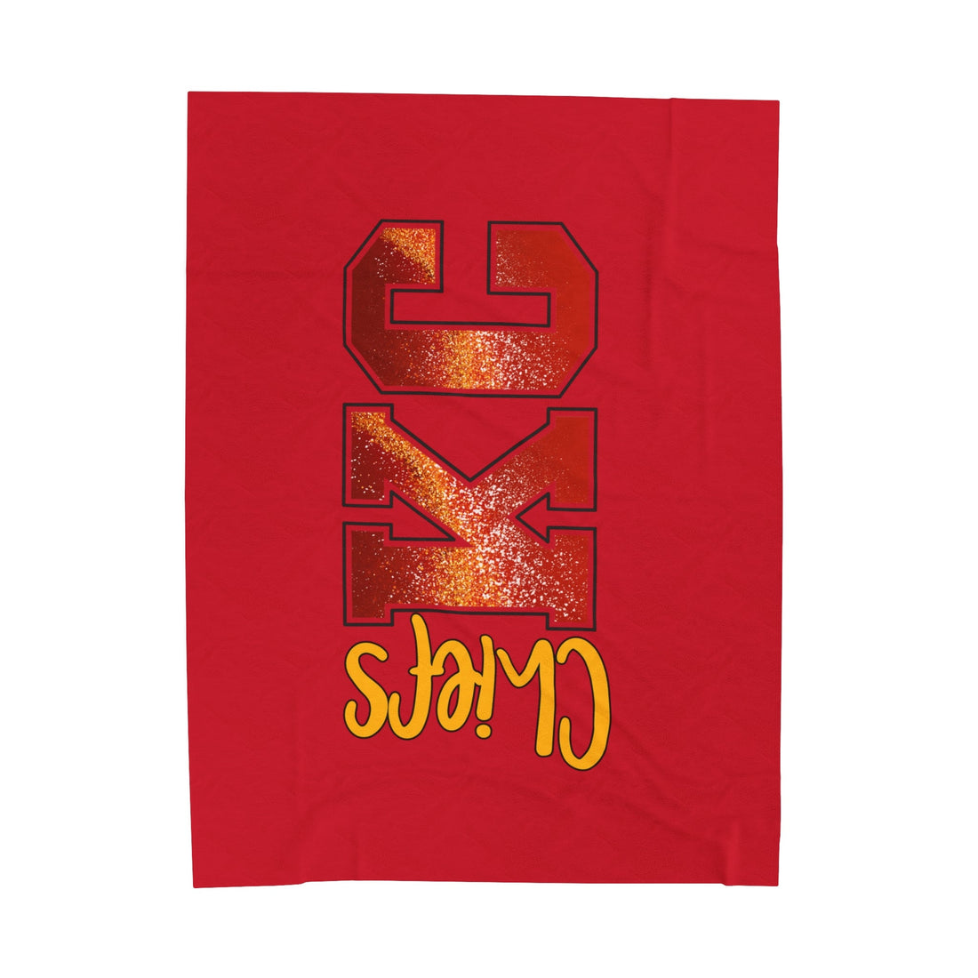 KC Velveteen Plush Blanket - All Over Prints - Positively Sassy - KC Velveteen Plush Blanket