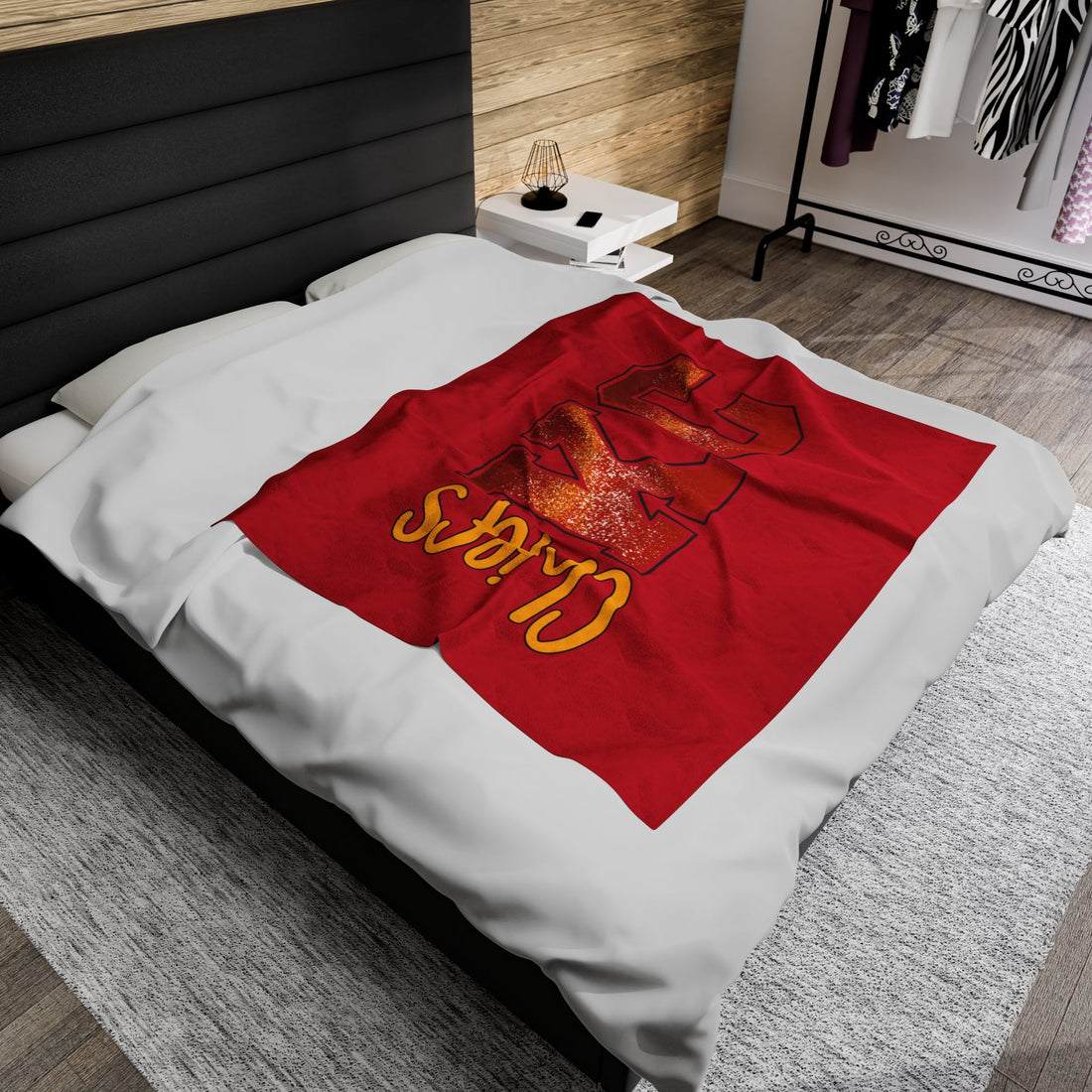 KC Velveteen Plush Blanket - All Over Prints - Positively Sassy - KC Velveteen Plush Blanket