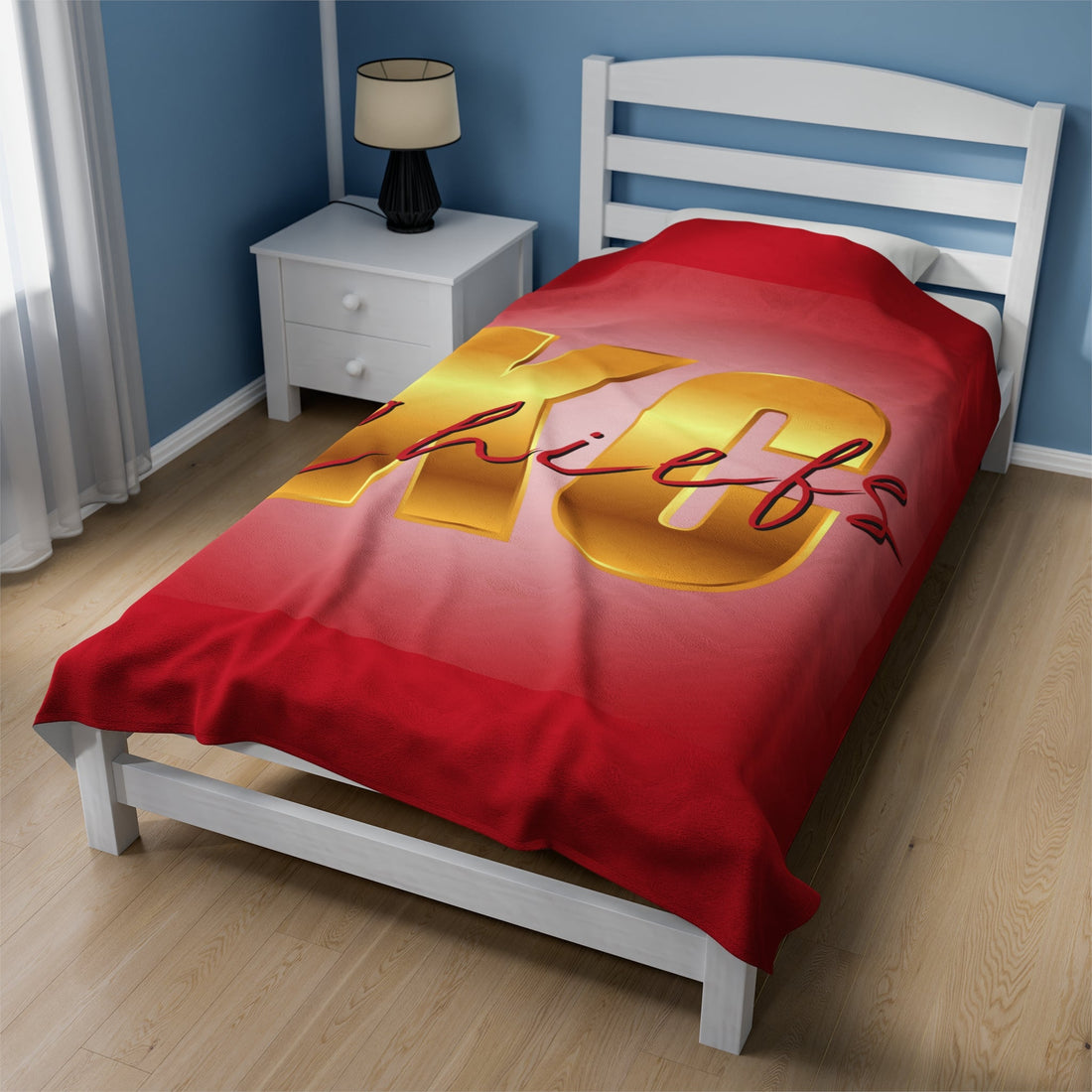 KC Velveteen Plush Blanket - All Over Prints - Positively Sassy - KC Velveteen Plush Blanket