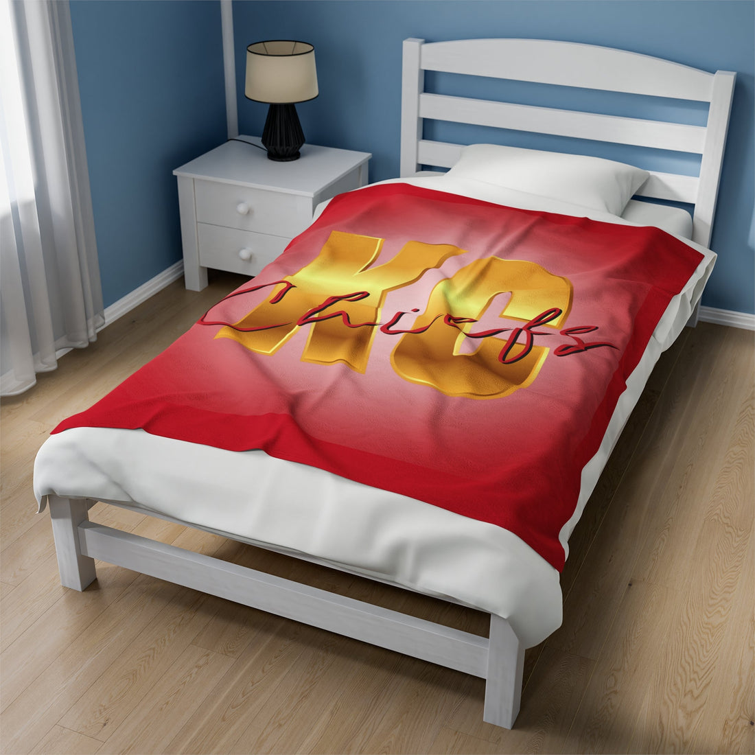 KC Velveteen Plush Blanket - All Over Prints - Positively Sassy - KC Velveteen Plush Blanket