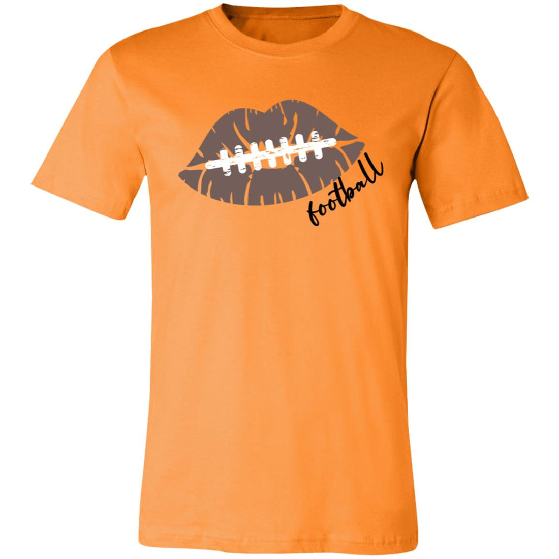 Kiss My Football Short-Sleeve T-Shirt - T-Shirts - Positively Sassy - Kiss My Football Short-Sleeve T-Shirt