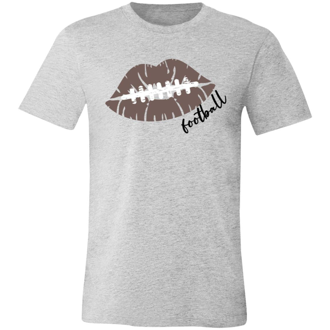 Kiss My Football Short-Sleeve T-Shirt - T-Shirts - Positively Sassy - Kiss My Football Short-Sleeve T-Shirt