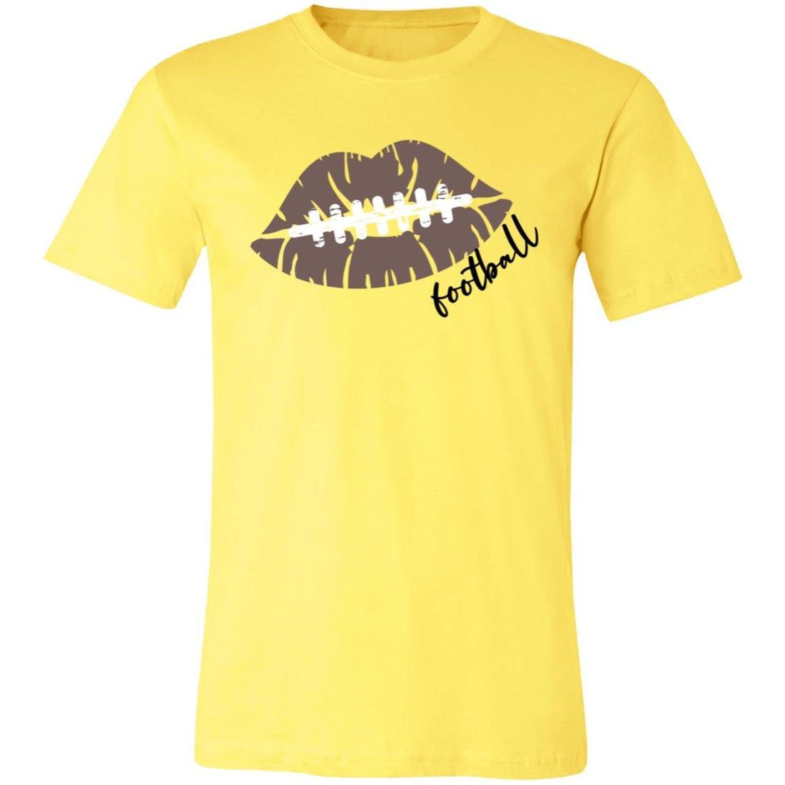 Kiss My Football Short-Sleeve T-Shirt - T-Shirts - Positively Sassy - Kiss My Football Short-Sleeve T-Shirt
