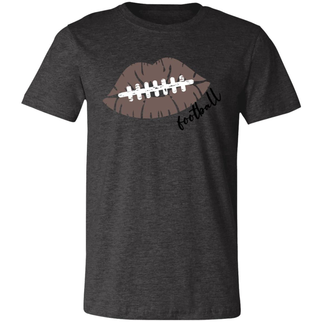 Kiss My Football Short-Sleeve T-Shirt - T-Shirts - Positively Sassy - Kiss My Football Short-Sleeve T-Shirt