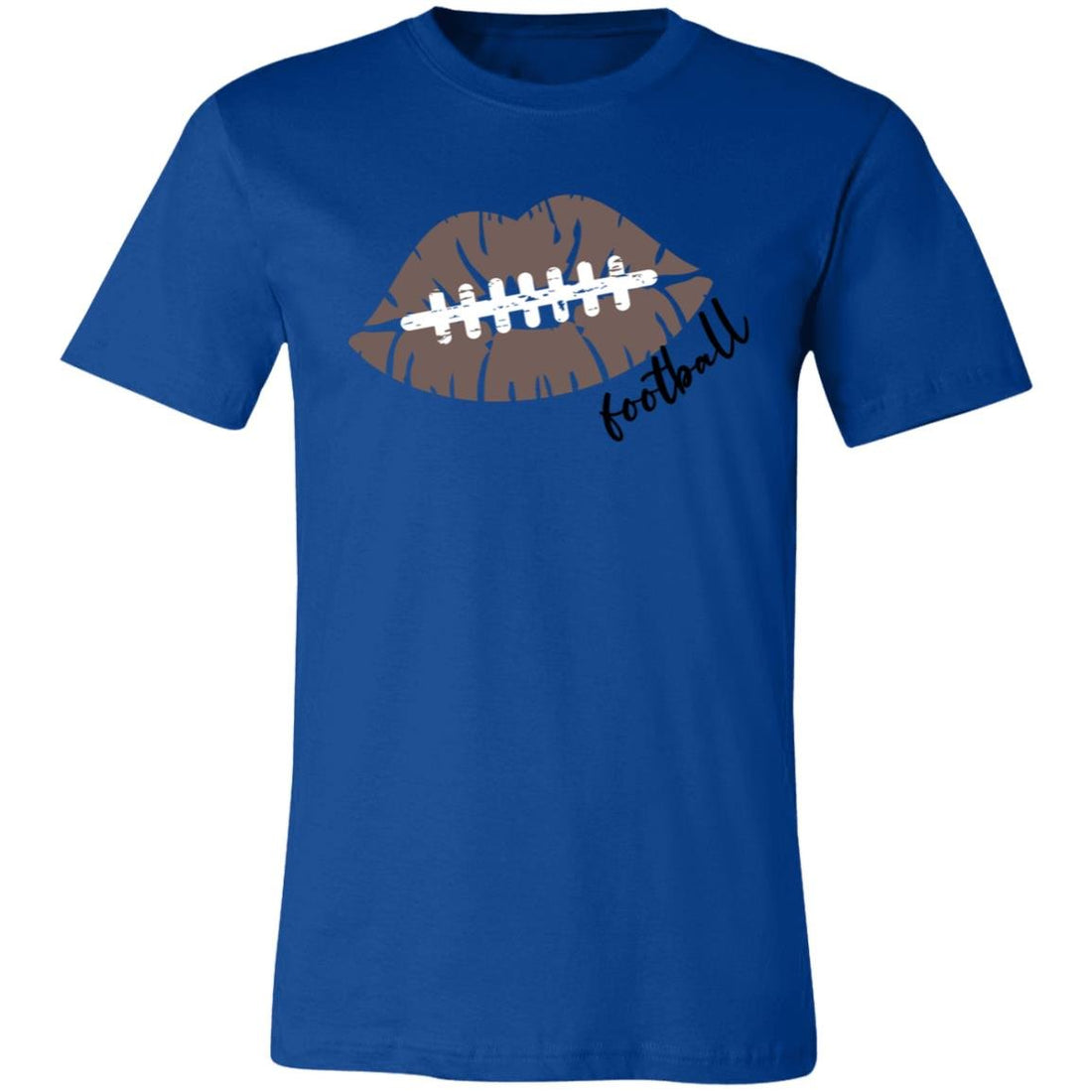 Kiss My Football Short-Sleeve T-Shirt - T-Shirts - Positively Sassy - Kiss My Football Short-Sleeve T-Shirt
