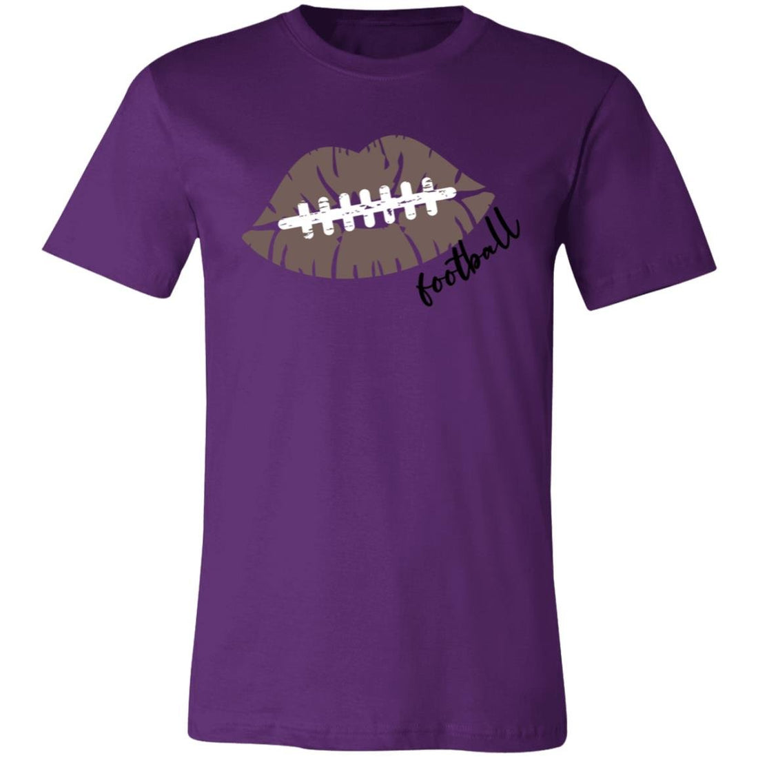 Kiss My Football Short-Sleeve T-Shirt - T-Shirts - Positively Sassy - Kiss My Football Short-Sleeve T-Shirt