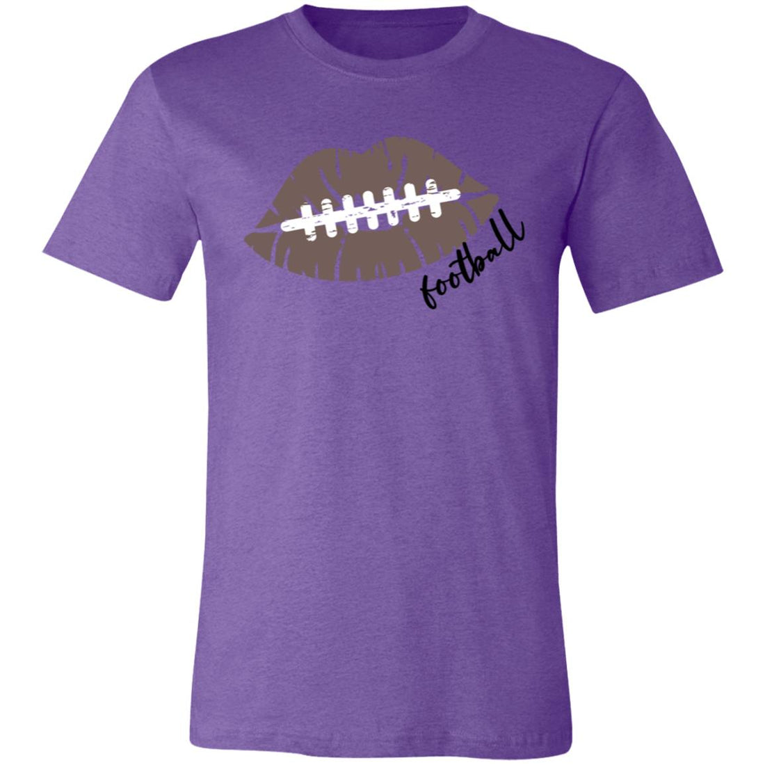 Kiss My Football Short-Sleeve T-Shirt - T-Shirts - Positively Sassy - Kiss My Football Short-Sleeve T-Shirt
