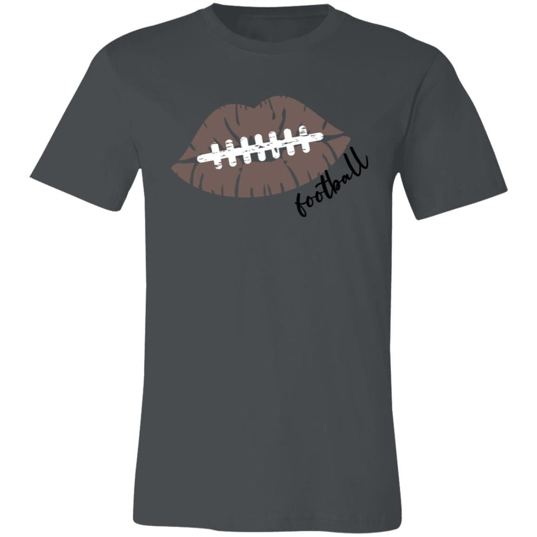 Kiss My Football Short-Sleeve T-Shirt - T-Shirts - Positively Sassy - Kiss My Football Short-Sleeve T-Shirt