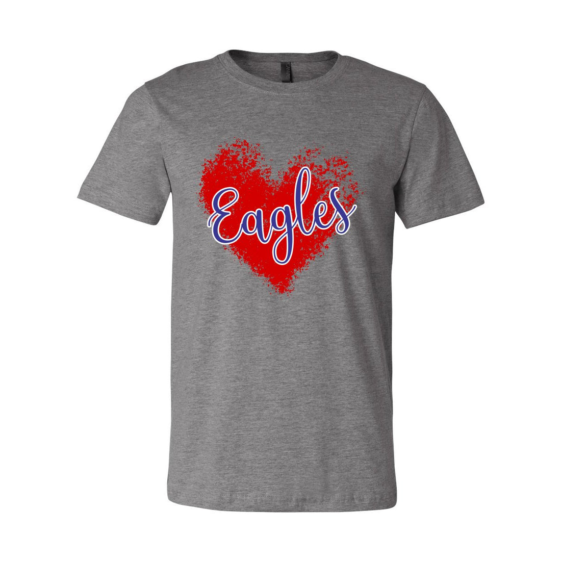 Love My Eagles Short Sleeve Jersey Tee - T-Shirts - Positively Sassy - Love My Eagles Short Sleeve Jersey Tee