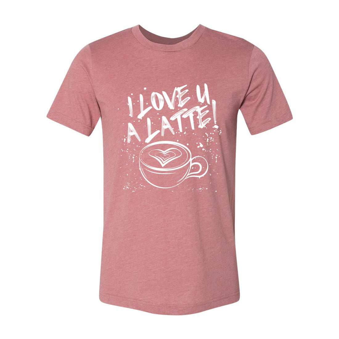Love You A Latte Sleeve Jersey Tee - T-Shirts - Positively Sassy - Love You A Latte Sleeve Jersey Tee