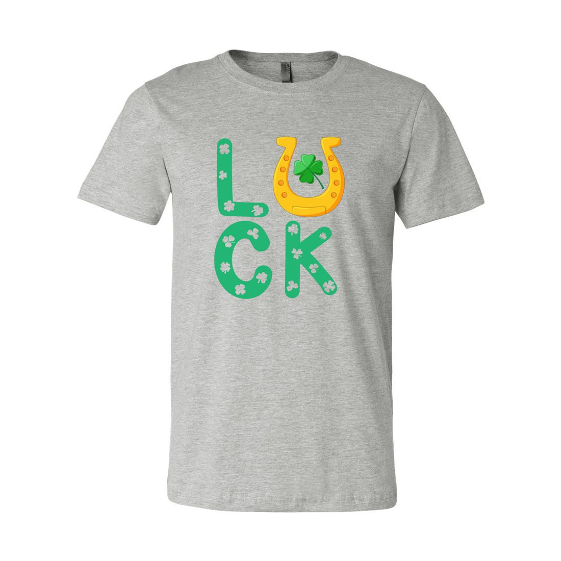 LUCK Short Sleeve Jersey Tee - T-Shirts - Positively Sassy - LUCK Short Sleeve Jersey Tee