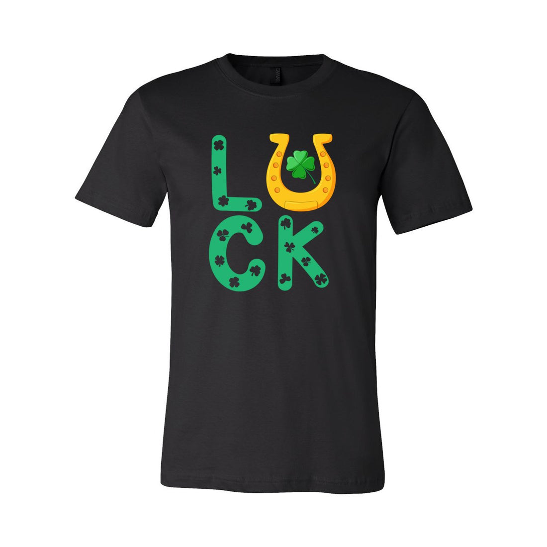 LUCK Short Sleeve Jersey Tee - T-Shirts - Positively Sassy - LUCK Short Sleeve Jersey Tee