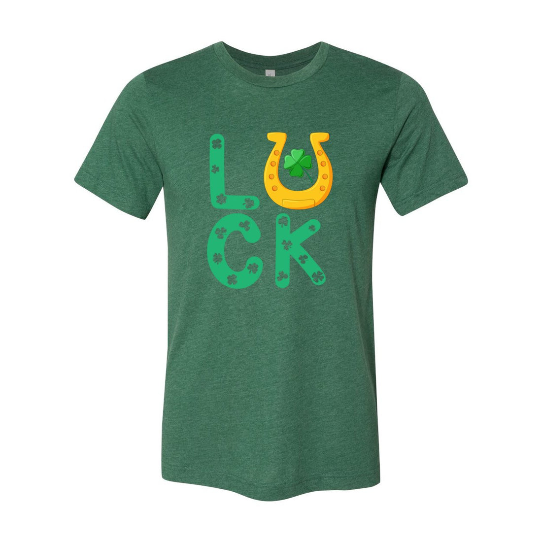 LUCK Short Sleeve Jersey Tee - T-Shirts - Positively Sassy - LUCK Short Sleeve Jersey Tee